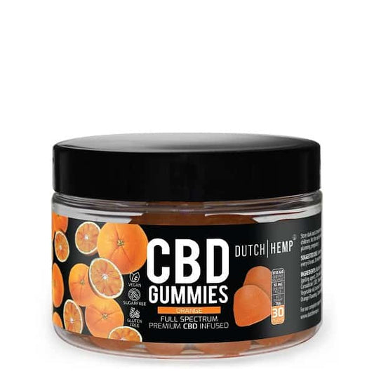 Dutch Hemp CBD Gummies Appelsinsmak - CBD Pappa